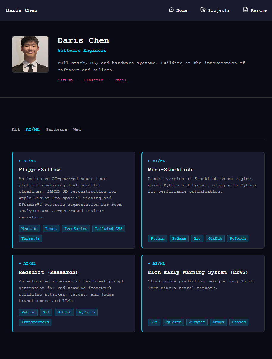 Projects AI/ML