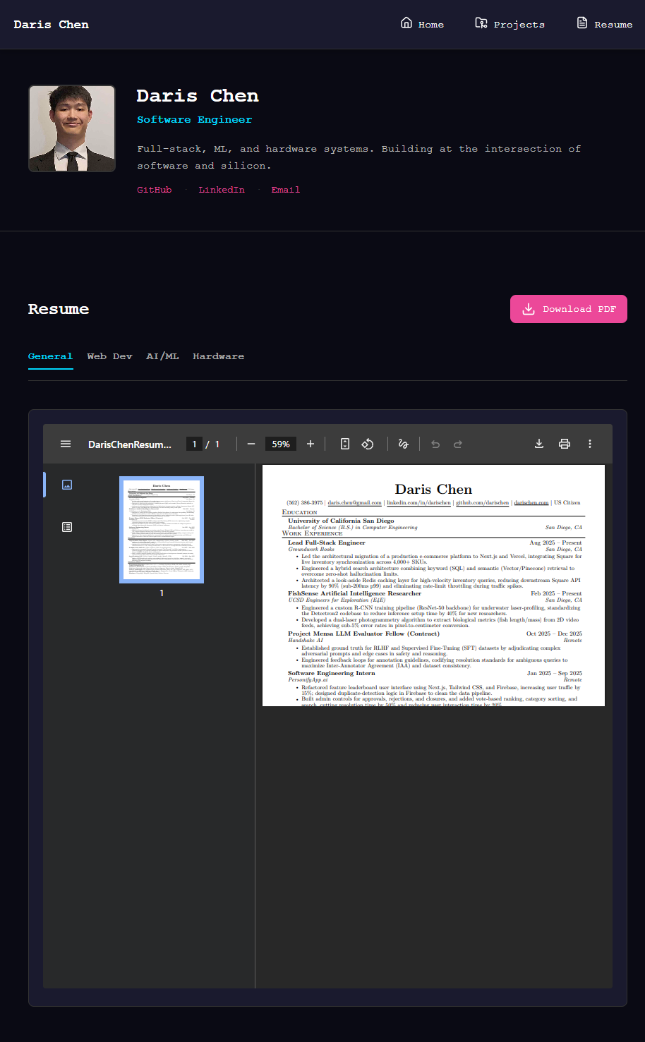 Resume General