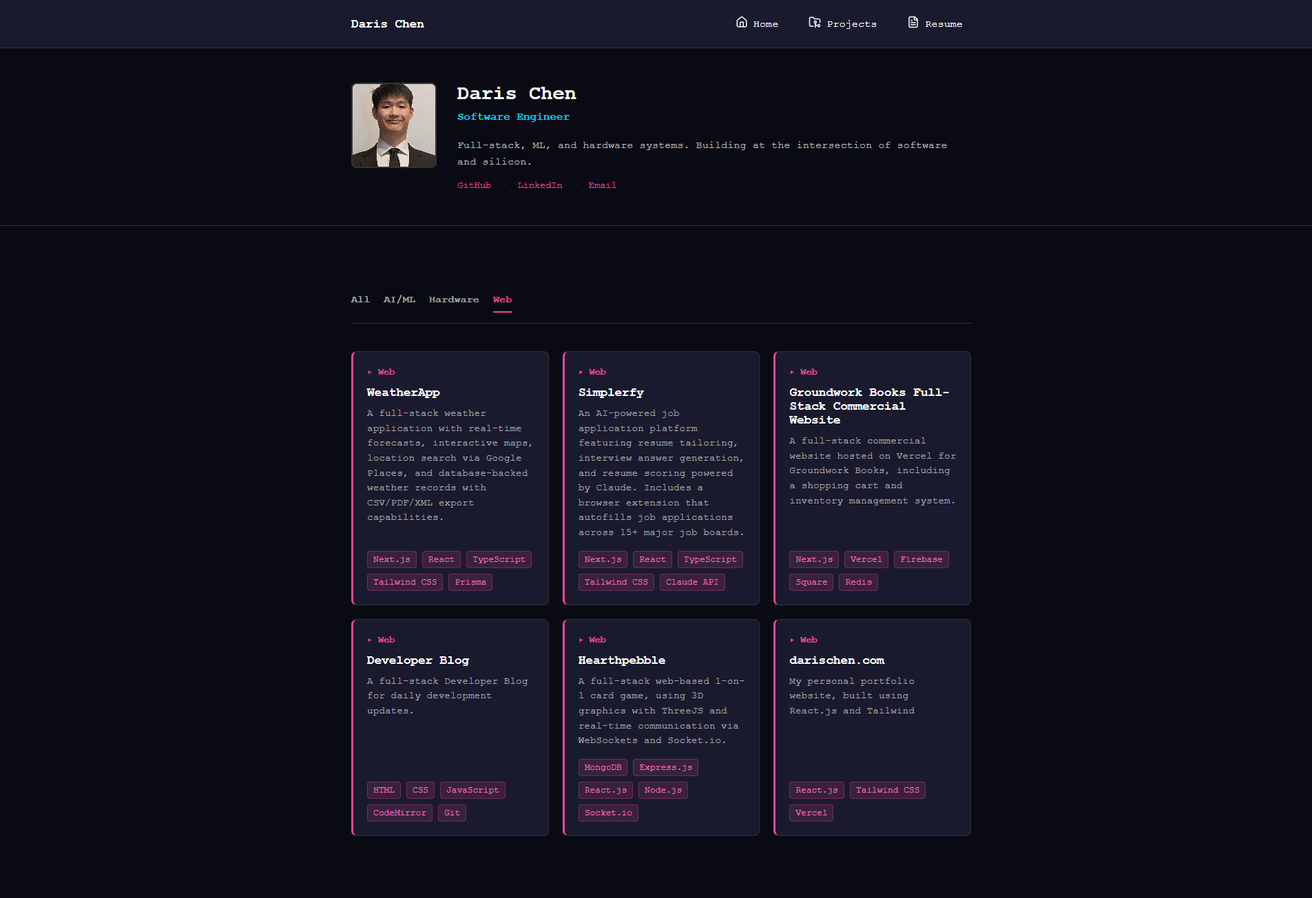 Projects Web