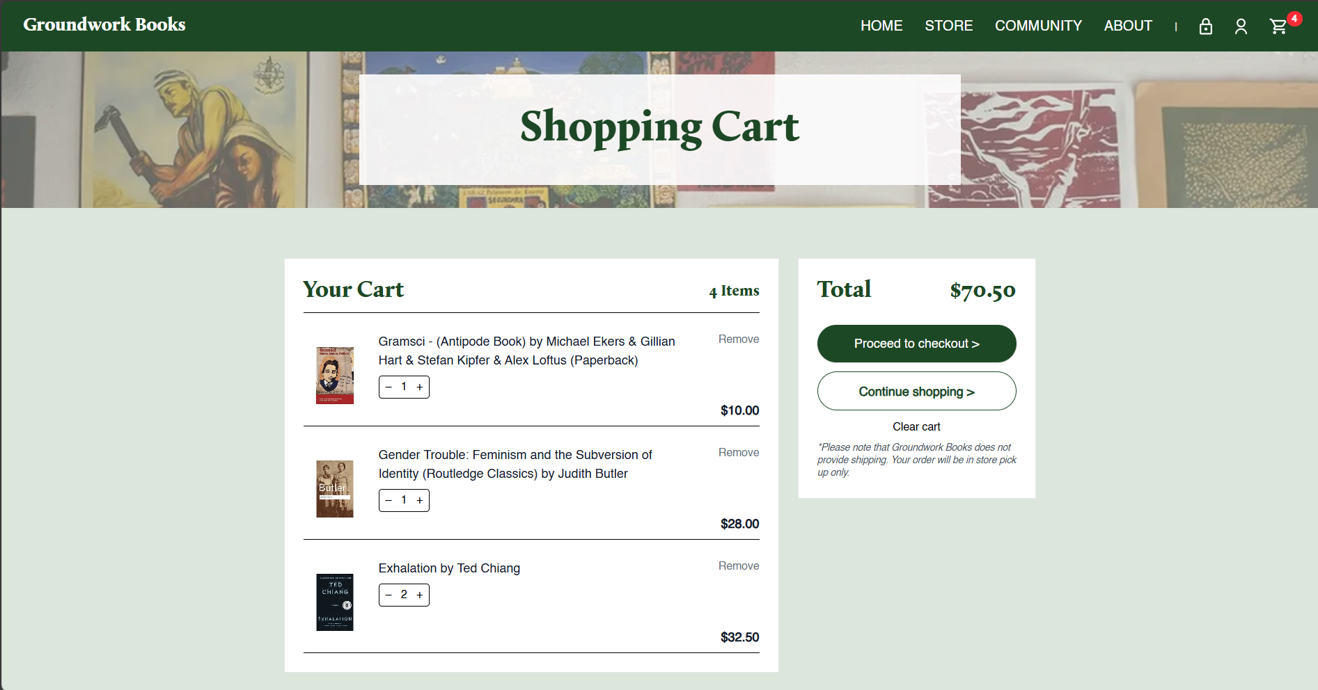Shopping Cart